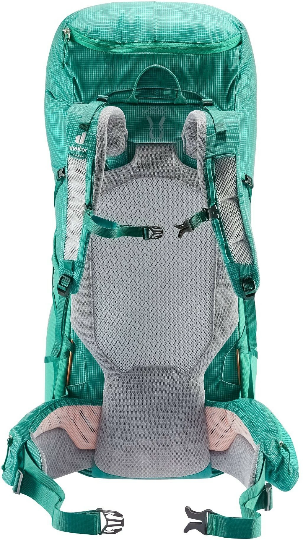 Deuter Aircontact Ultra 50+5 Sac à dos, Bleu pétrole/vert – Image 6