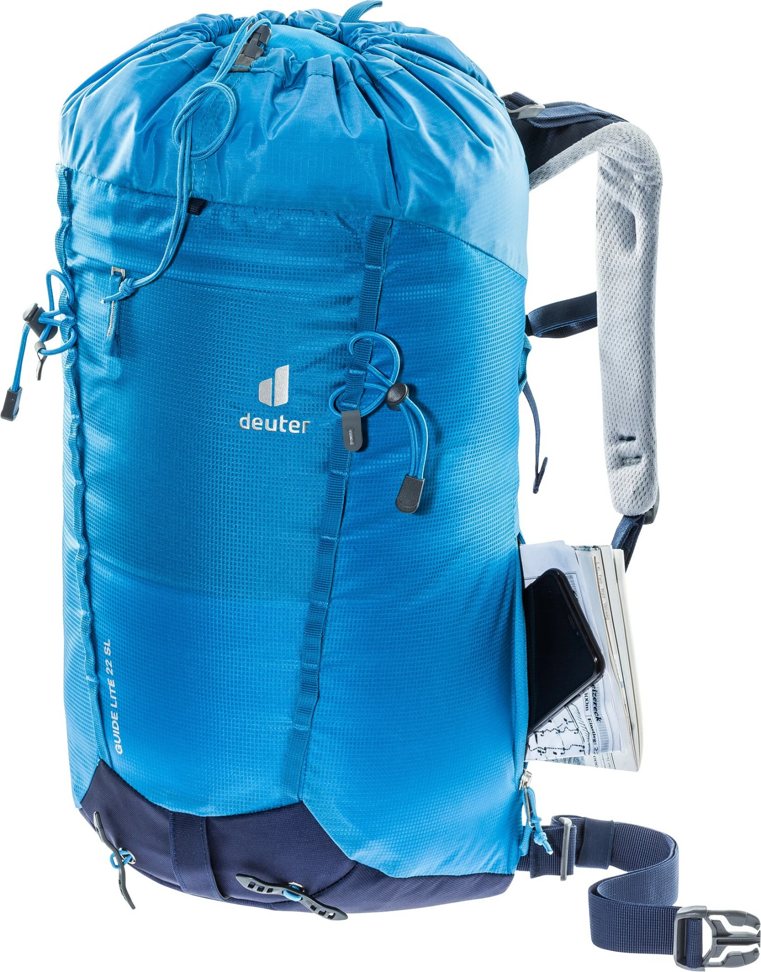 Deuter Guide Lite 22 SL Sac à dos Femme, jaune/bleu – Image 4
