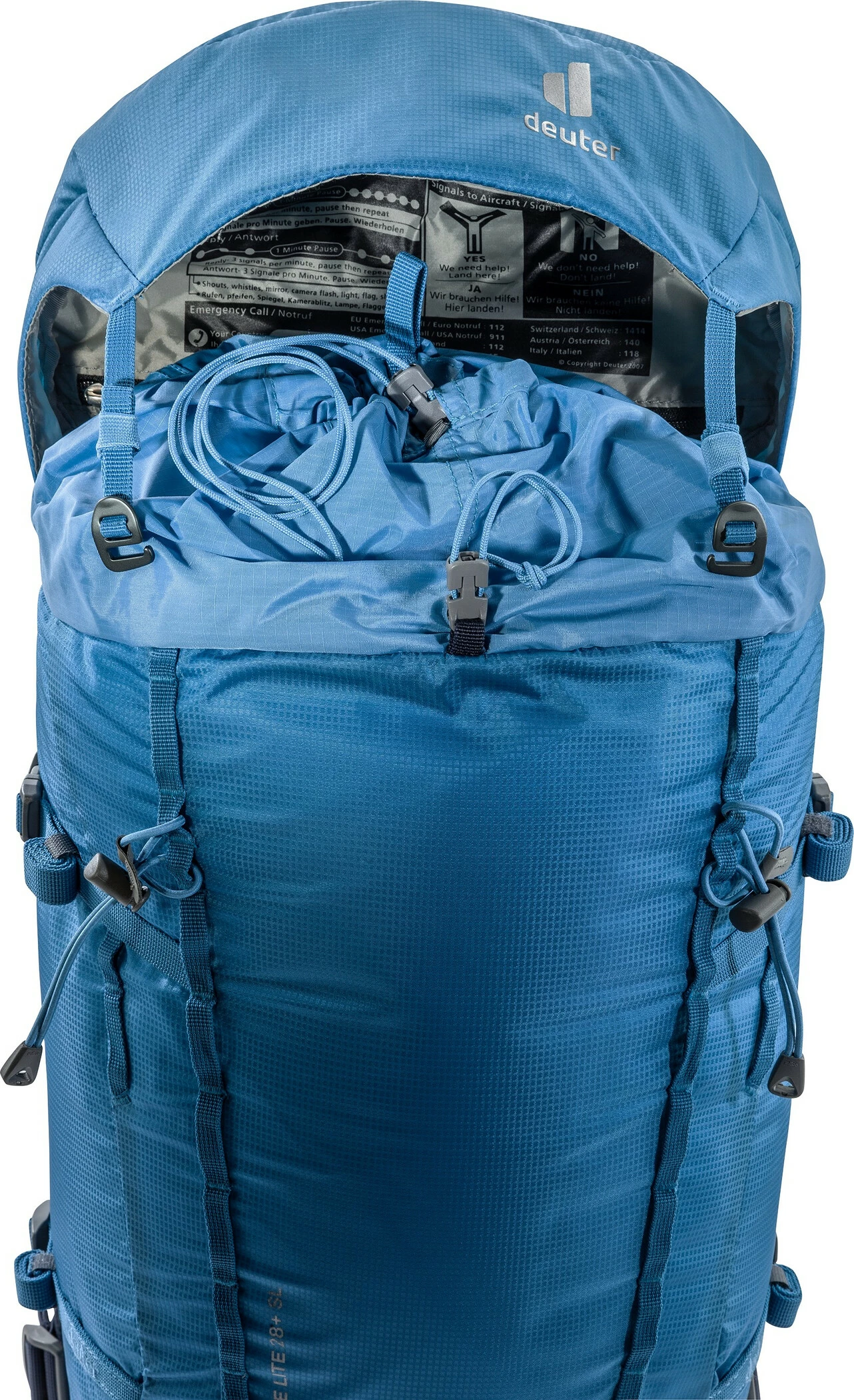 Deuter Guide Lite 28+ SL Sac à dos Femme, bleu/Bleu pétrole – Image 5