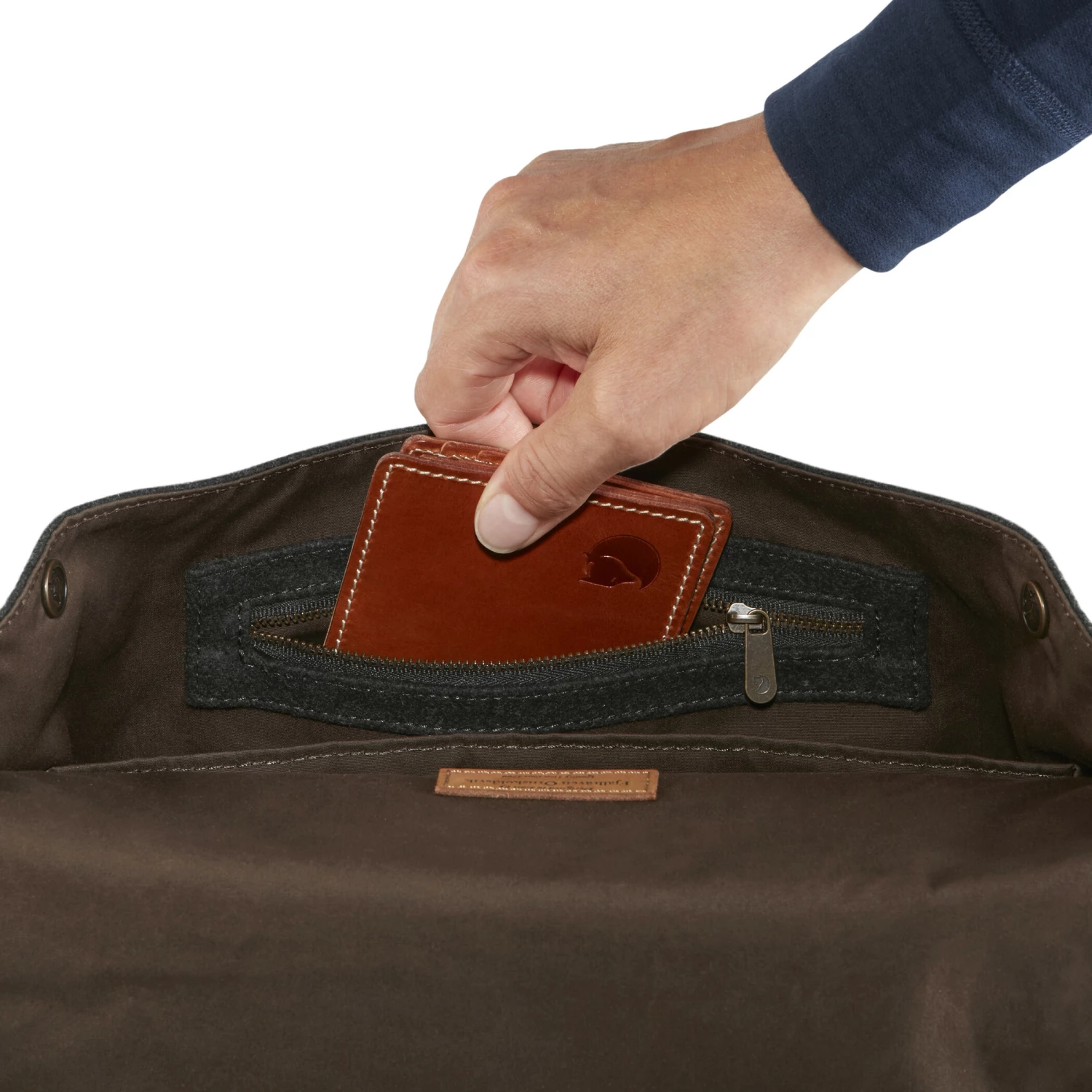 Fjällräven Norrvåge Sac pliable, gris – Image 4