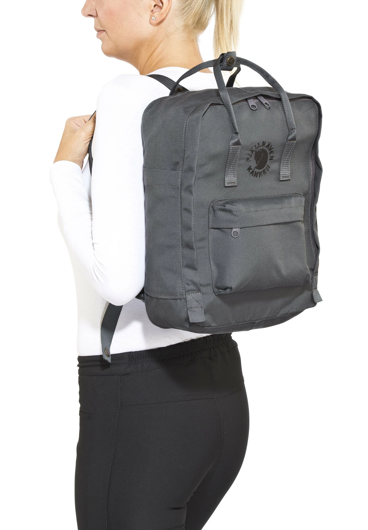 Fjällräven Re-Kånken Sac à dos, gris – Image 4