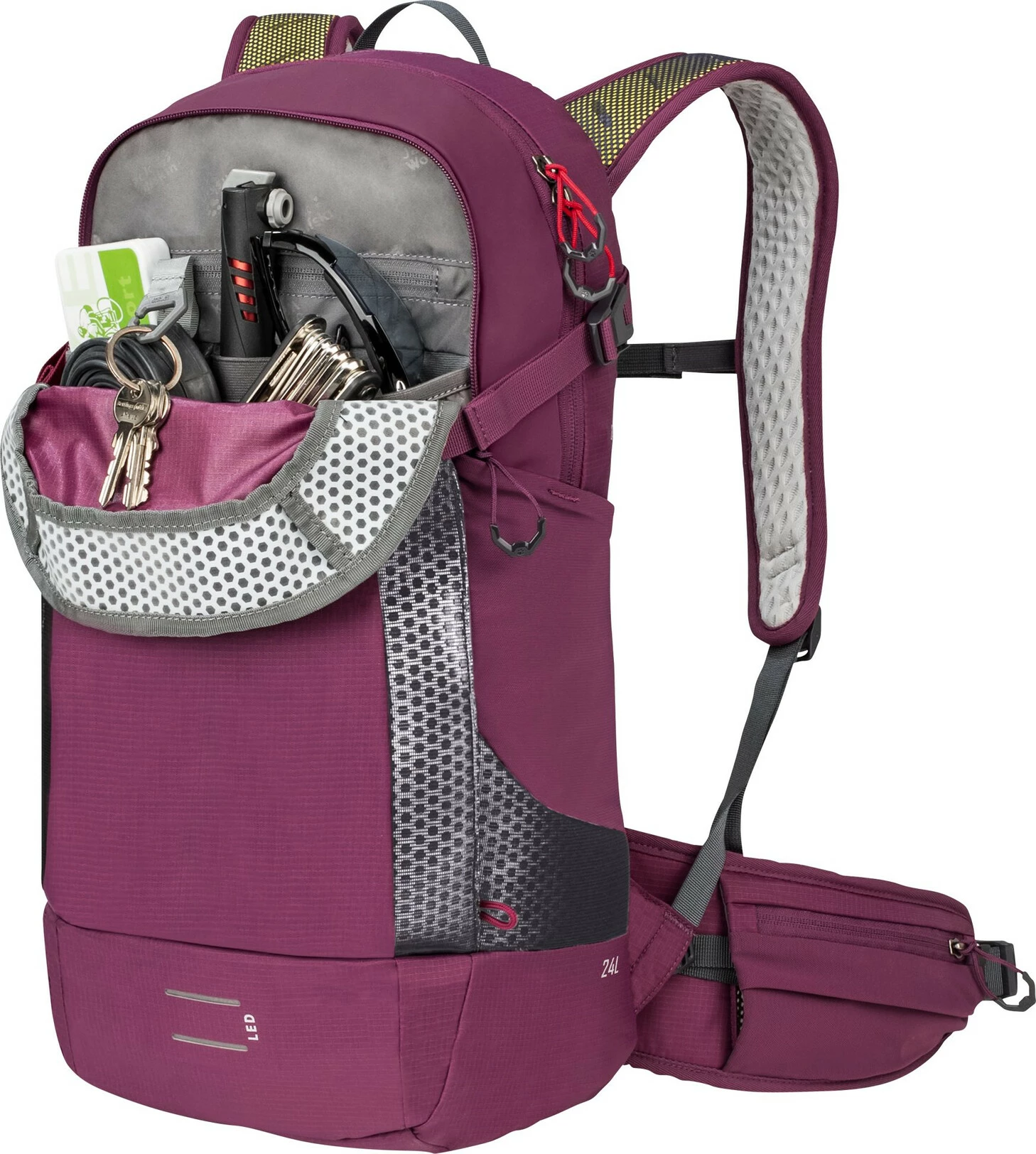 Jack Wolfskin Moab Jam Pro 24.5 Sac à dos, violet – Image 5