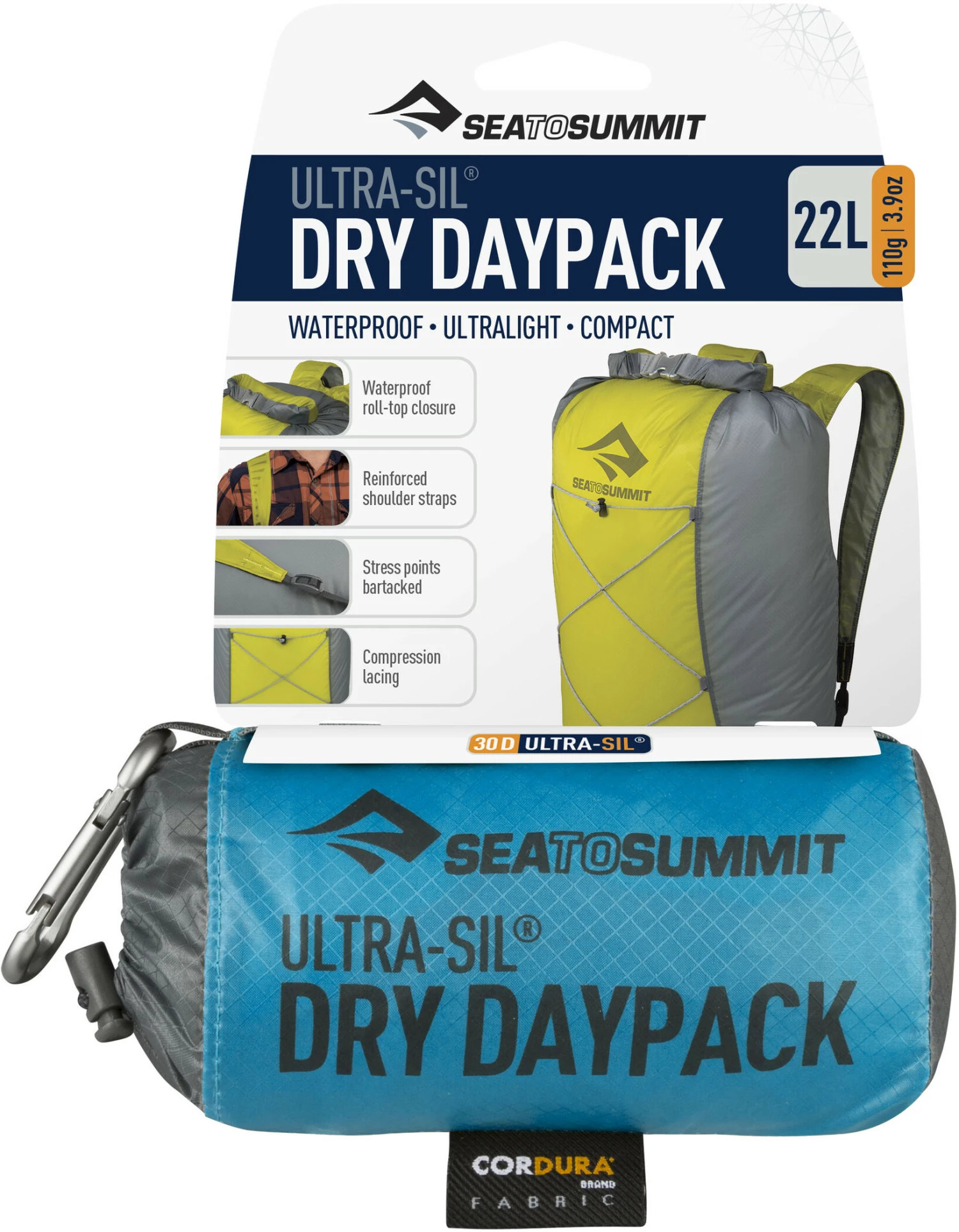 Sea to Summit Ultra-Sil Dry Sac à dos, bleu/gris – Image 6